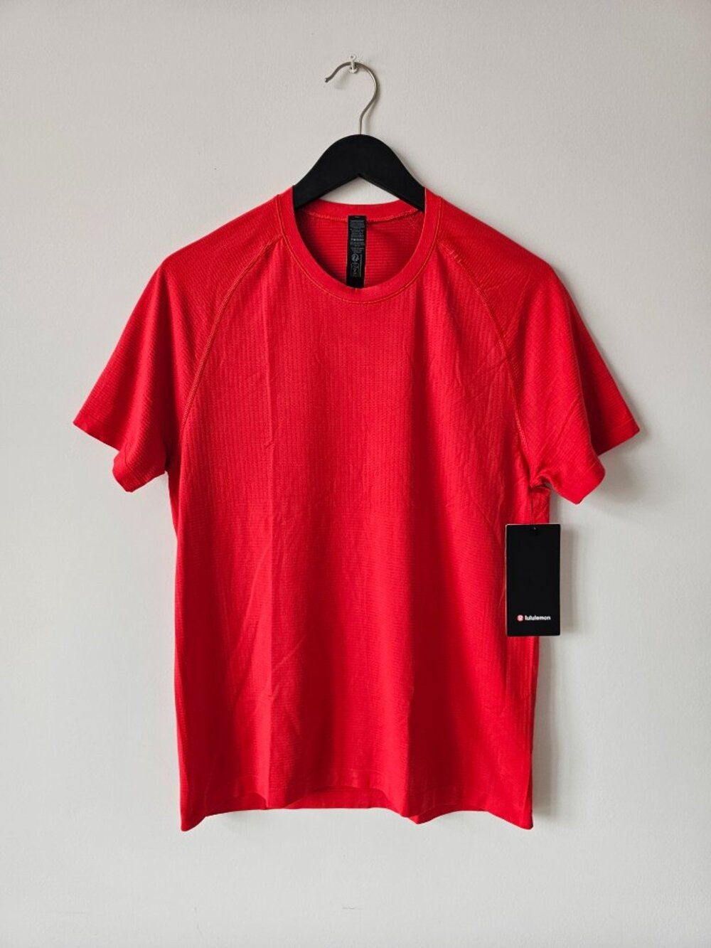 NWT LULULEMON TUED/TUED True Red Metal Vent Tech SS Top Shirt Men's XXL